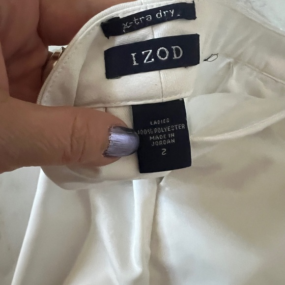 Izzy’s Women's White Shorts sz 2 - Picture 2 of 4